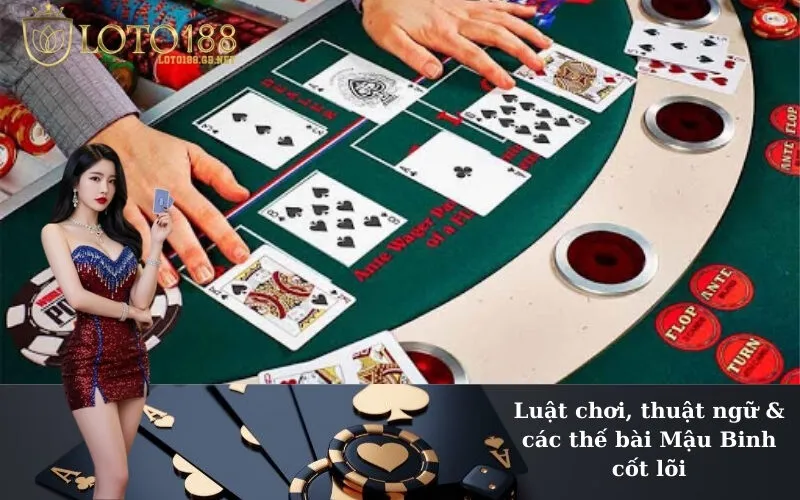 Luật chơi, thuật ngữ & các thế bài Mậu Binh cốt lõi